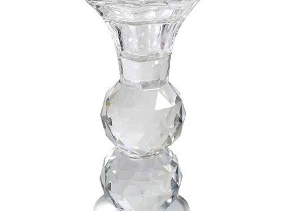 Κηροπήγιο XAS120 5x5x8,5cm Clear Espiel Κρύσταλλο