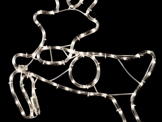 Φωτοσωλήνας Reindeer 72 Led XDEERLEDW49 47x49cm 12,3W Cold White Aca