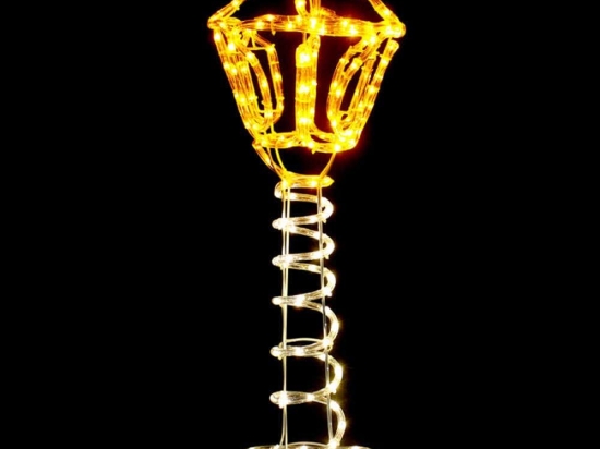 Φωτοσωλήνας Post Lamp 168 Led XPOSTLEDWWY80 27x27x80cm 28,7W Clear Aca