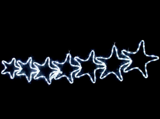 Φωτοσωλήνας 7 Stars 144 Led XSTARSLEDW119 119x37+150cm 24,6W Clear Aca
