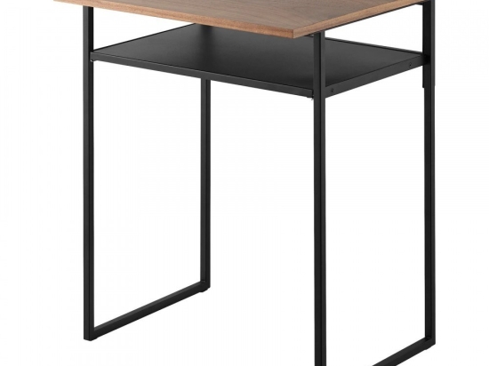 Γραφείο - Κονσόλα Tower YMZK1488 53x45,2x66,8cm Black-Walnut