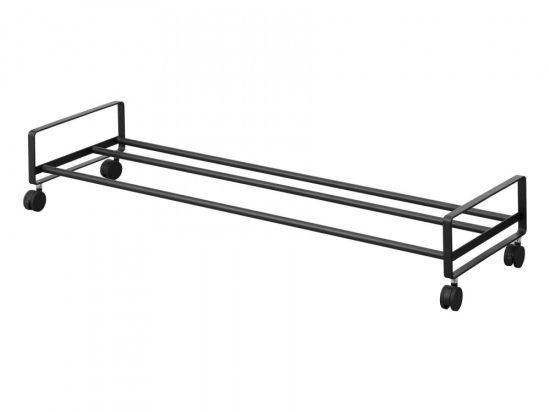 Ράφι Παπουτσιών YMZK1623 Με Ροδάκια 63,5x27,5x14,5cm Black