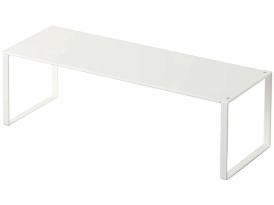 Πτυσσόμενο Ράφι Για Παπούτσια YMZK2572 34/60x12x10cm White Ατσάλι