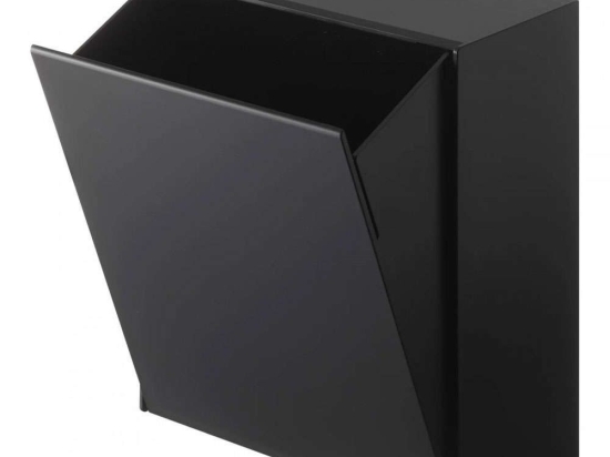 Κουτί Αποθήκευσης Επιτοίχιο YMZK5434 17x8,7/16x20cm Black Yamazaki ABS