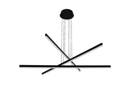 Φωτιστικό Οροφής Led 1947 48W 3000K 100Lm Black Αλουμίνιο