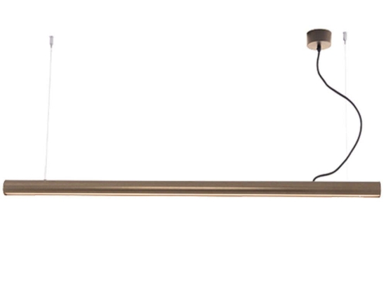 Φωτιστικό Οροφής - Ράγα 22207 141x5,3cm Dim Led 6300Lm 45W 3000K Bronze