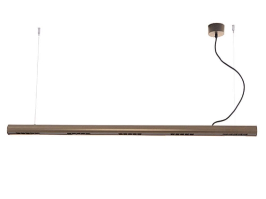 Φωτιστικό Οροφής - Ράγα 22223 141x5,3cm Dim Led 5500Lm 50W 3000k Bronze-Black