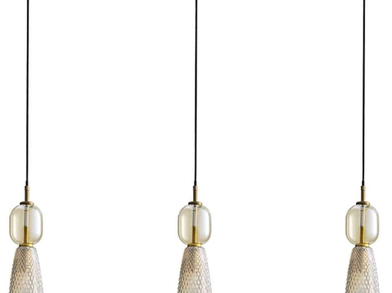 Φωτιστικό Οροφής - Ράγα 23009 105x6,5x160cm 3xE14 40W Brass