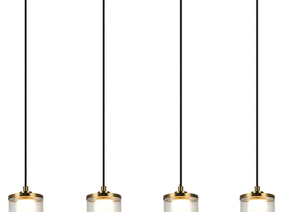 Φωτιστικό Οροφής - Ράγα 23020 85x11x220cm Dim Led 2880lm 29W 3000K Gold
