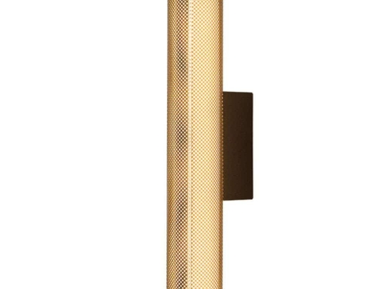 Φωτιστικό Τοίχου - Απλίκα 23041 Φ6x9x40cm Led 576lm 11W 3000K Brass-Black