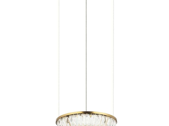 Φωτιστικό Οροφής 23045 Φ40x165cm Dim Led 1745lm 27W 3000K Brass