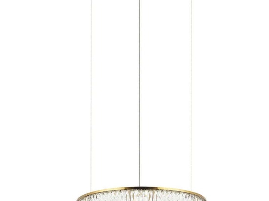 Φωτιστικό Οροφής 23048 Φ80x165cm Dim Led 3350lm 55W 3000K Brass
