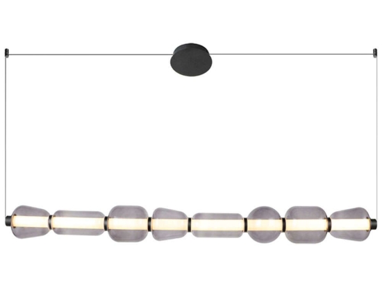 Φωτιστικό Οροφής - Ράγα 23066 120x12x155cm Led 2211lm 37W 3000K Black-Grey