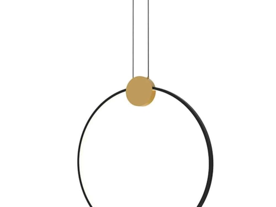 Φωτιστικό Οροφής 23095 Φ60x65cm Dim Led 1318lm 24W 3000K Gold-Black