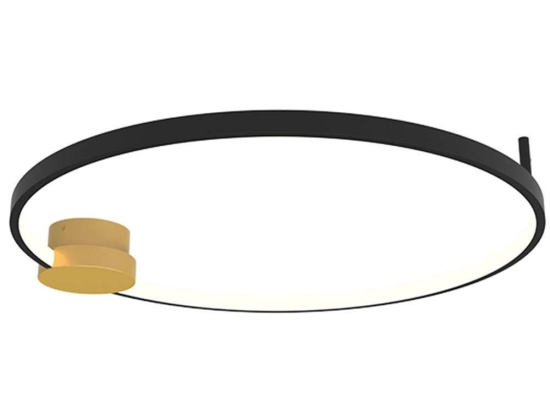 Φωτιστικό Οροφής - Πλαφονιέρα 23098 64x60x6cm Dim Led 1418lm 24W 3000K Gold-Black