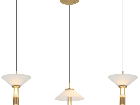 Φωτιστικό Οροφής 23201 70/100x170cm Dim Led 2450lm 28W 3000K Gold