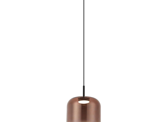 Φωτιστικό Οροφής 23216 Φ23x36cm Led 780lm 12W 3000K Black-Copper