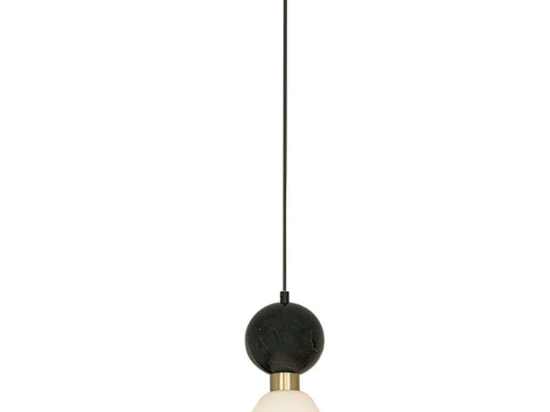 Φωτιστικό Οροφής 23240 Φ16x25cm 1xE14 15W Marble Black-Brass