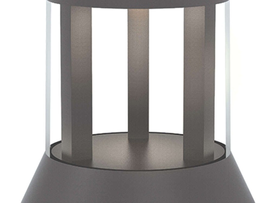 Φωτιστικό Δαπέδου E337 Φ15x15cm Led 557lm 8W 3000K Graphite