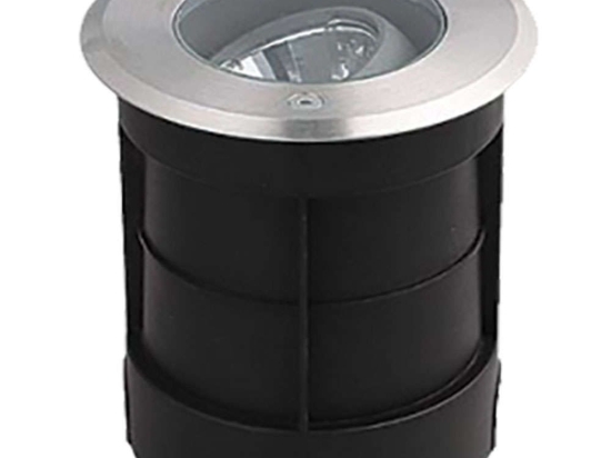 Φωτιστικό Δαπέδου Χωνευτό E360 Φ13x14cm Led 560lm 7W 3000K Steel