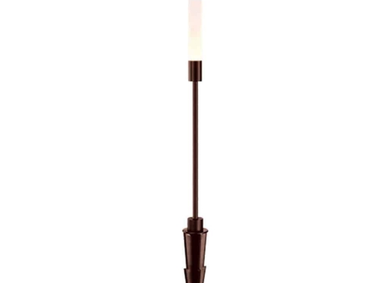 Φωτιστικό Δαπέδου Κήπου Με Καρφί E372 Φ2,6x60cm Led 180lm 3W 3000K Brown