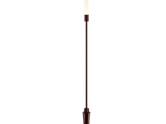 Φωτιστικό Δαπέδου Κήπου Με Καρφί E373 Φ2,6x100cm Led 180lm 3W 3000K Brown