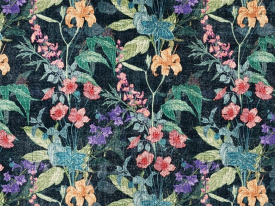 Χαλί Fiori 9111 Black-Multi Ezzo 120X180cm