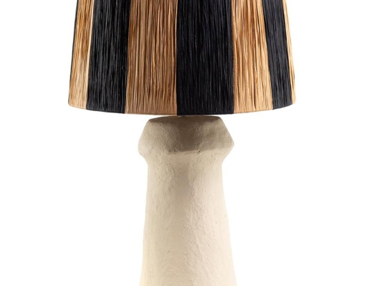 Φωτιστικό Επιτραπέζιο 0880006 42x42x54cm Beige-Black Soulworks