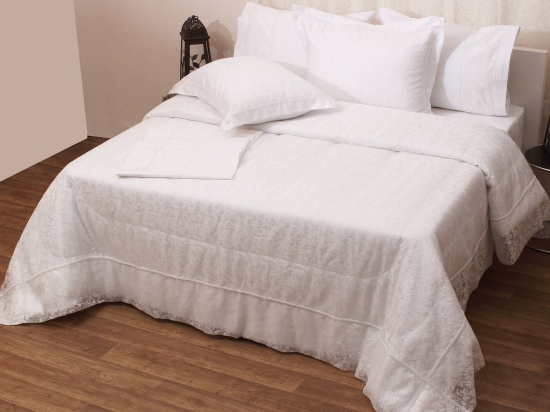 Σεντόνια Σετ 4Τμχ. 1020 Λευκό Viopros Υπέρδιπλο 240x250cm Χωρίς Λάστιχο 100% Βαμβάκι