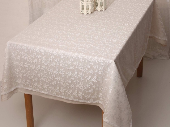 Καρέ Σετ 2τμχ. 5575 Εκρού Viopros 90X90cm 90x90cm 100% Βαμβάκι