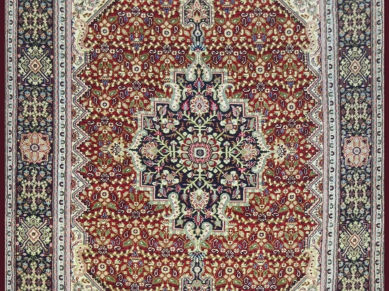 Χειροποίητο Χαλί Ghom Wool 217Χ136 217Χ136cm