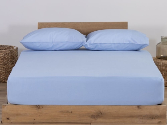 Σεντόνι Jersey Με Λάστιχο Sky Nef-Nef King Size 180x235cm 100% Βαμβάκι
