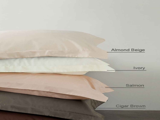 Σεντόνι Superior  Coffee Brown Nima Μονό 170x260cm Χωρίς Λάστιχο 100% Βαμβακοσατέν