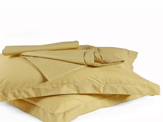 Σεντόνι True Col 1025 Mustard Kentia Υπέρδιπλo 240x270cm 100% Βαμβακερό Περκάλι