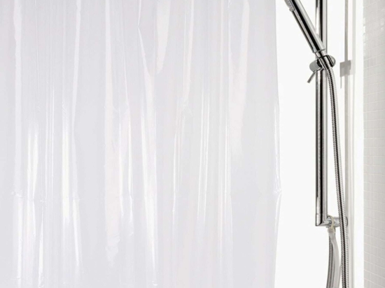 Κουρτίνα Μπάνιου Transparent 00734.001 Clear 180X200 cm 180Πx200Υ 180x200cm PVC
