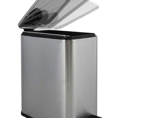 Κάδος Απορριμμάτων Eric 10.20498 Brushed Stainless Steel Μέταλλο