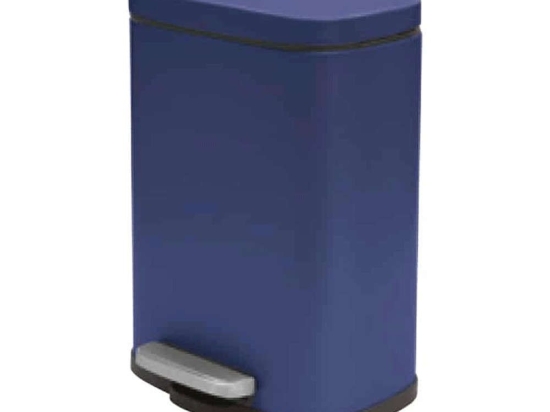 Κάδος Απορριμμάτων Akira 05392.009 5Lt Blue Μέταλλο