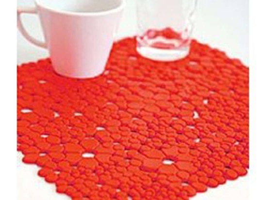 Ταπέτο Νεροχύτη Αντιολισθητικό Fiore 06004.005 Red PVC