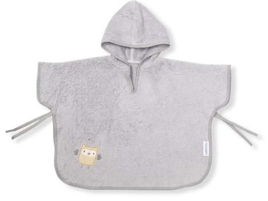 Πόντσο Βρεφικό Owlet Grey Funna Baby