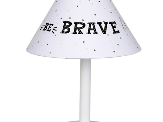 Επιτραπέζιο Φωτιστικό Παιδικό - Πορτατίφ Be Brave Ε27 max 60W 40x29cm Powder Pink Funna Baby