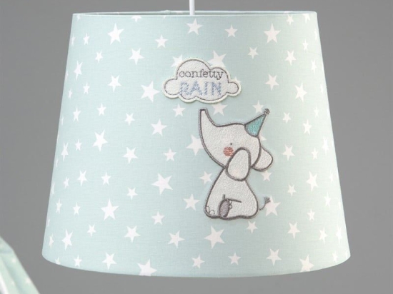 Φωτιστικό Oροφής Παιδικό Party 30x26cm Ε27 max 60W Mint Funna Baby Βαμβάκι