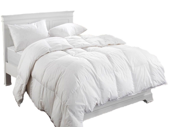 Πάπλωμα Πουπουλένιο White Viopros Υπέρδιπλο 220x240cm Πούπουλο-Φτερό