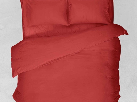 Πάπλωμα Basic Κόκκινο Viopros Υπέρδιπλo 220x240cm Βαμβάκι-Πολυέστερ