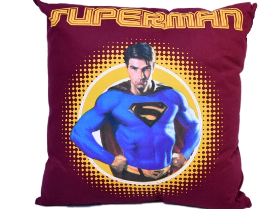 Διακοσμητικό Μαξιλάρι Παιδικό Superman 01 Kentia 45X45 45x45cm Πολυέστερ
