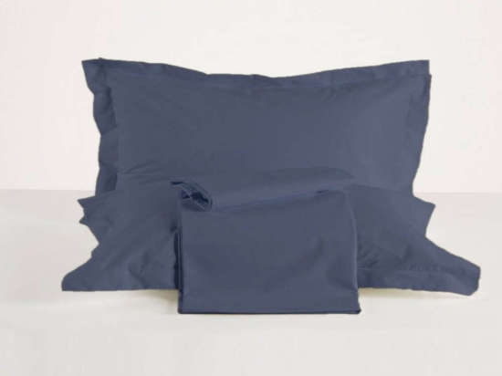 Μαξιλαροθήκες Σετ 2τμχ True Col 4229 Denim Kentia 50Χ70 50x75cm 100% Βαμβακερό Περκάλι