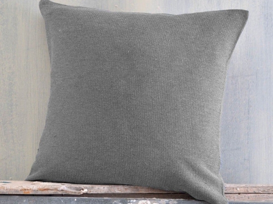 Μαξιλαροθήκη Διακοσμητική Echo Dark Grey Ρυθμός 40Χ40 Βαμβάκι-Πολυέστερ
