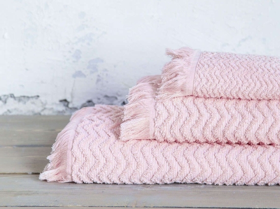 Πετσέτα - Contour Pink Nima Σώματος 70x140cm 100% Βαμβάκι