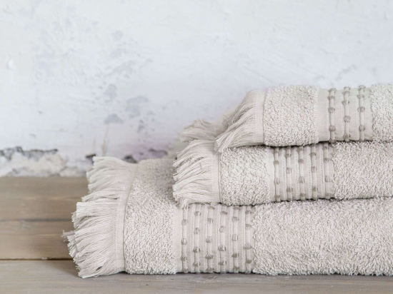Πετσέτα - Springle Beige Nima Σώματος 70x140cm 100% Βαμβάκι
