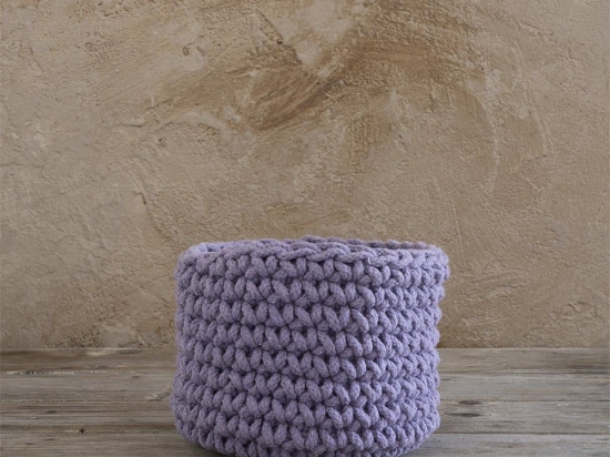 Καλάθι 19x16 Panier Lavender  Nima Βαμβάκι-Πολυέστερ