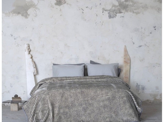 Κουβέρτα Βελουτέ Dash Beige Nima Μονό 160x220cm Πολυέστερ